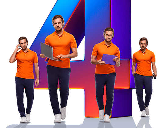 Великолепная четверка Ростелеком в&nbsp;деревня Новоникольск (Красноярский край)